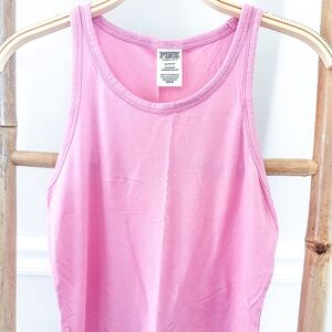 Victoria's Secret PINK sleepwear crop sleep tank top - pink | size M